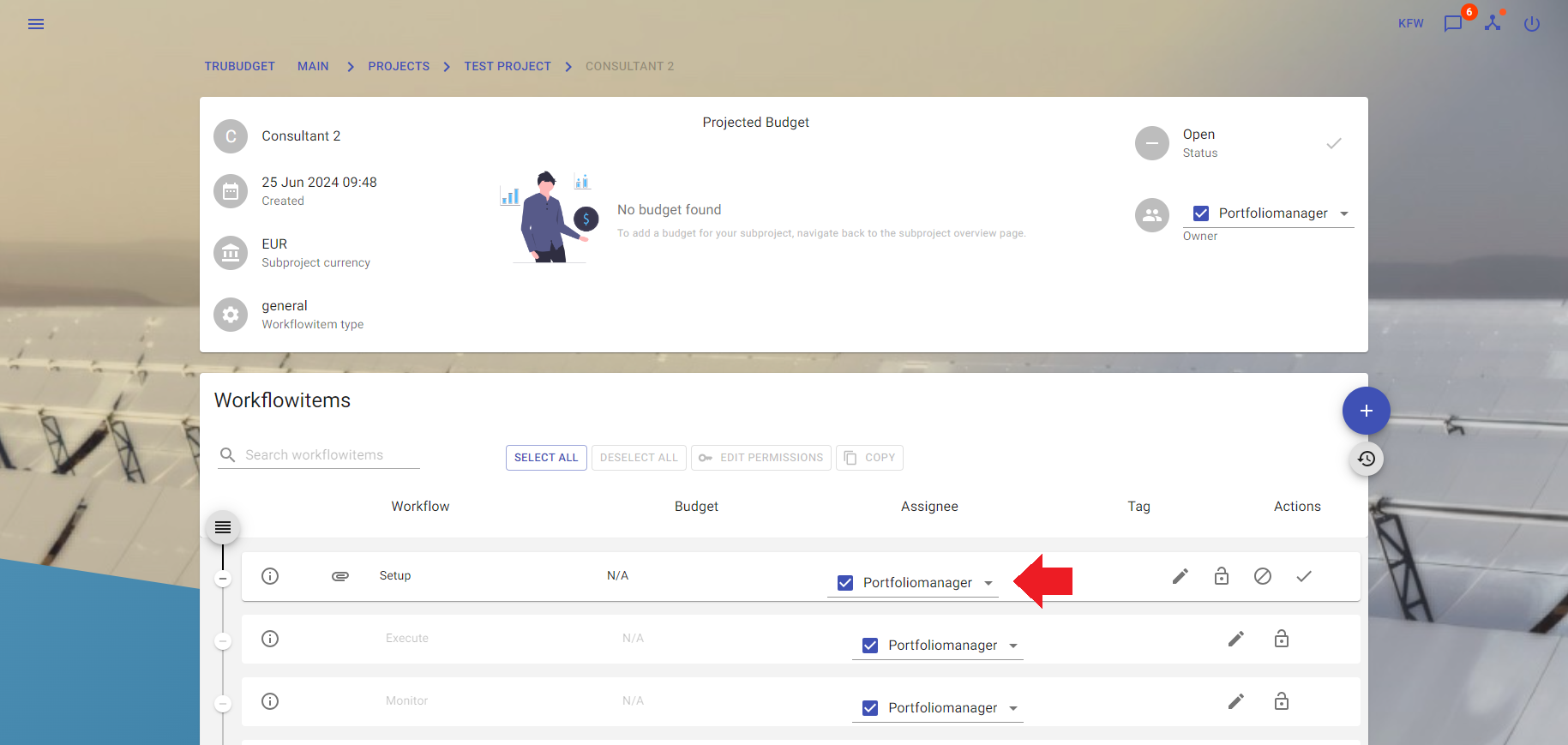 change workflowitem assignee